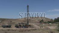 Dual Hydraulic Cylinder Water Well Drilling Rig SIN1000st for drilling water wells, installing underground pipes