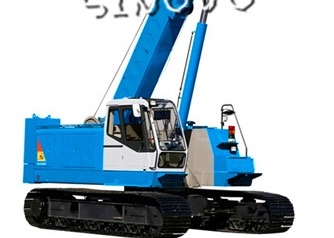 SQ250Aのの1.79rpm回転の速度3mの持ち上がる範囲のための油圧望遠鏡のクローラー クレーン積むこと